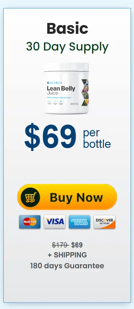 Ikaria Lean Belly Juice - 1 Bottle